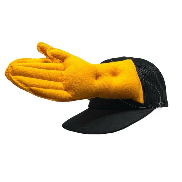 Yupoong Vintage Clapping Hands Novelty Trucker Snapback Hat Cap 80's Dad Joke - Picture 1 of 11